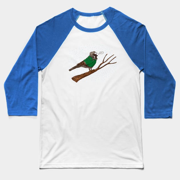 Annoyed IL Birds: The Sparow Baseball T-Shirt by nickv47